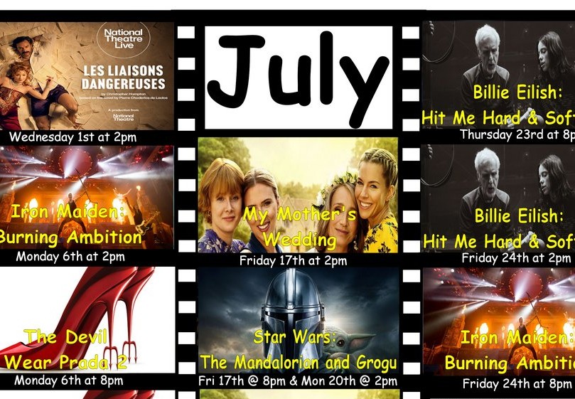 Movies at Malmesbury July