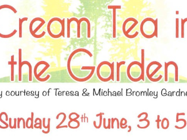 Cream Tea in the Garden