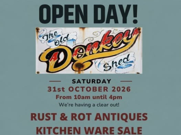 The Old Donkey Shed - Open Day