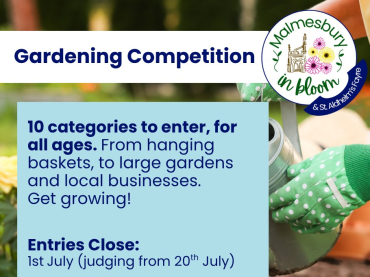 Malmesbury In Bloom Gardening Competition