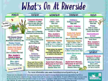 Riverside Centre - What's On