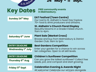 Malmesbury in Bloom - Garden Grow & Celebrate
